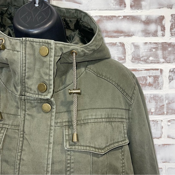Lucky Brand Olive Jacket women’s large - Picture 7 of 10